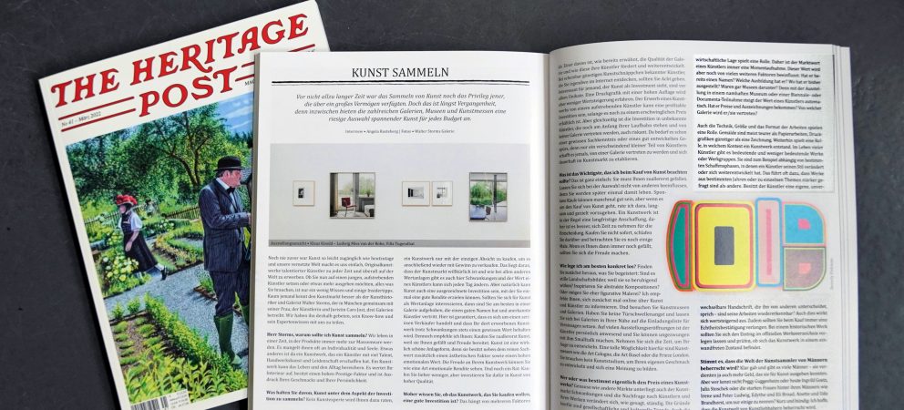 Galerist Walter Storms im Interview mit The Heritage Post Galerist Walter Storms im Interview mit The Heritage Post